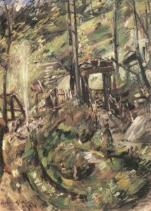 Walchensee、Springbrunnenn 作： Lovis Corinth